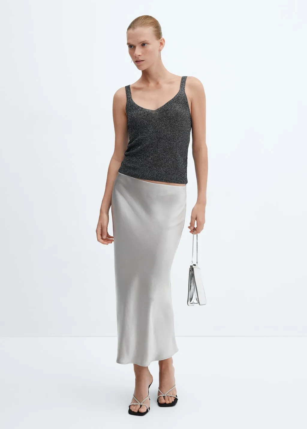 Top maglia lurex