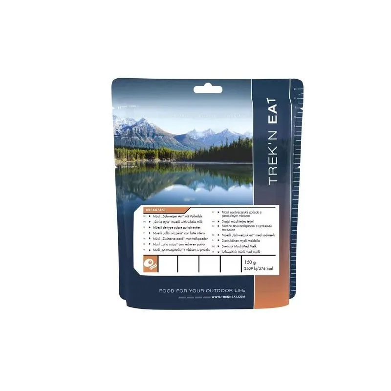 Trekn eat Swiss Muesli liofilizzato con latte