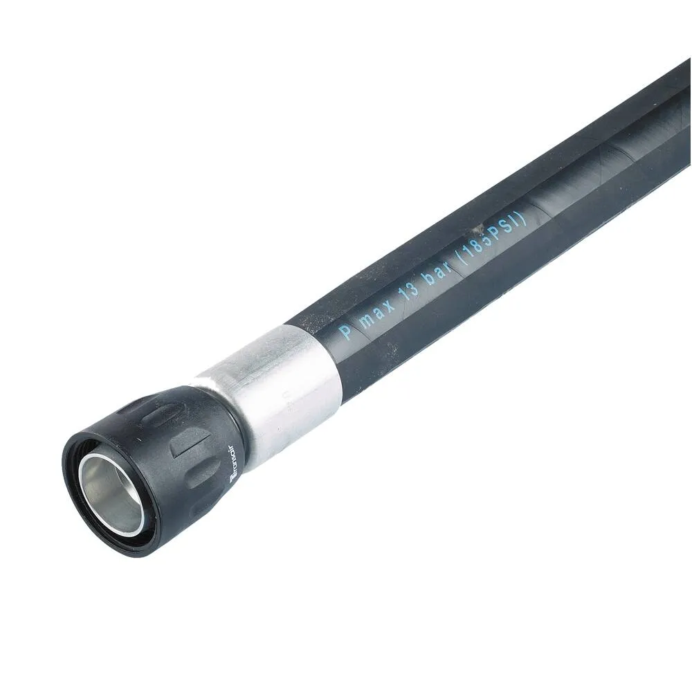 Tubo per aria compressa Nero Transair in NBR, Ø 40mm, L. 1.15m, 16 bar