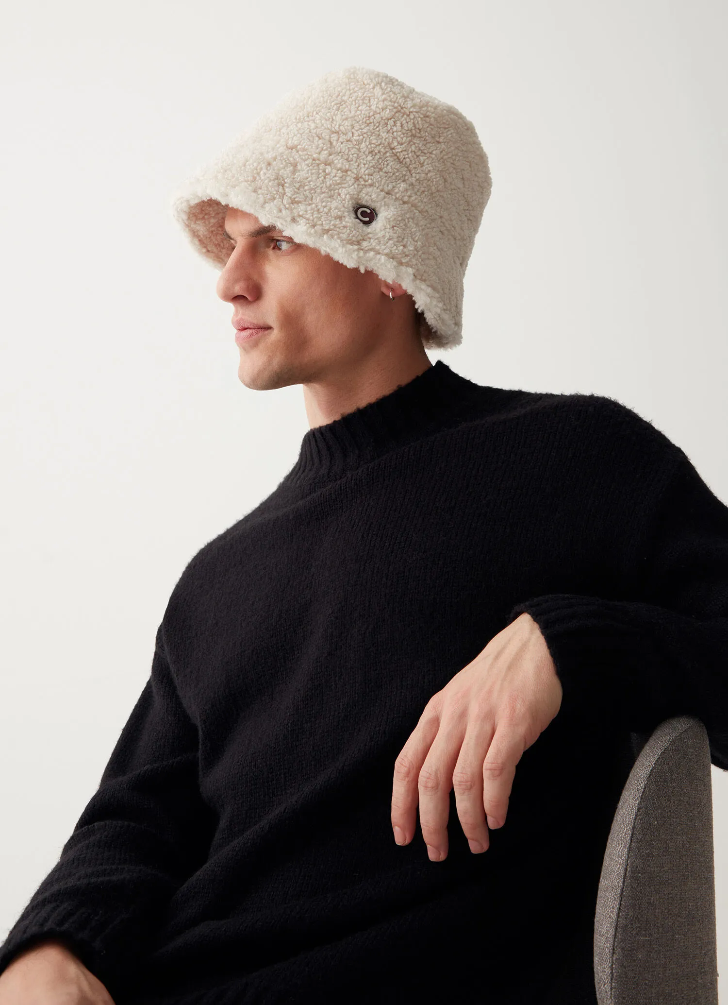 Unisex hat bear-effect hat