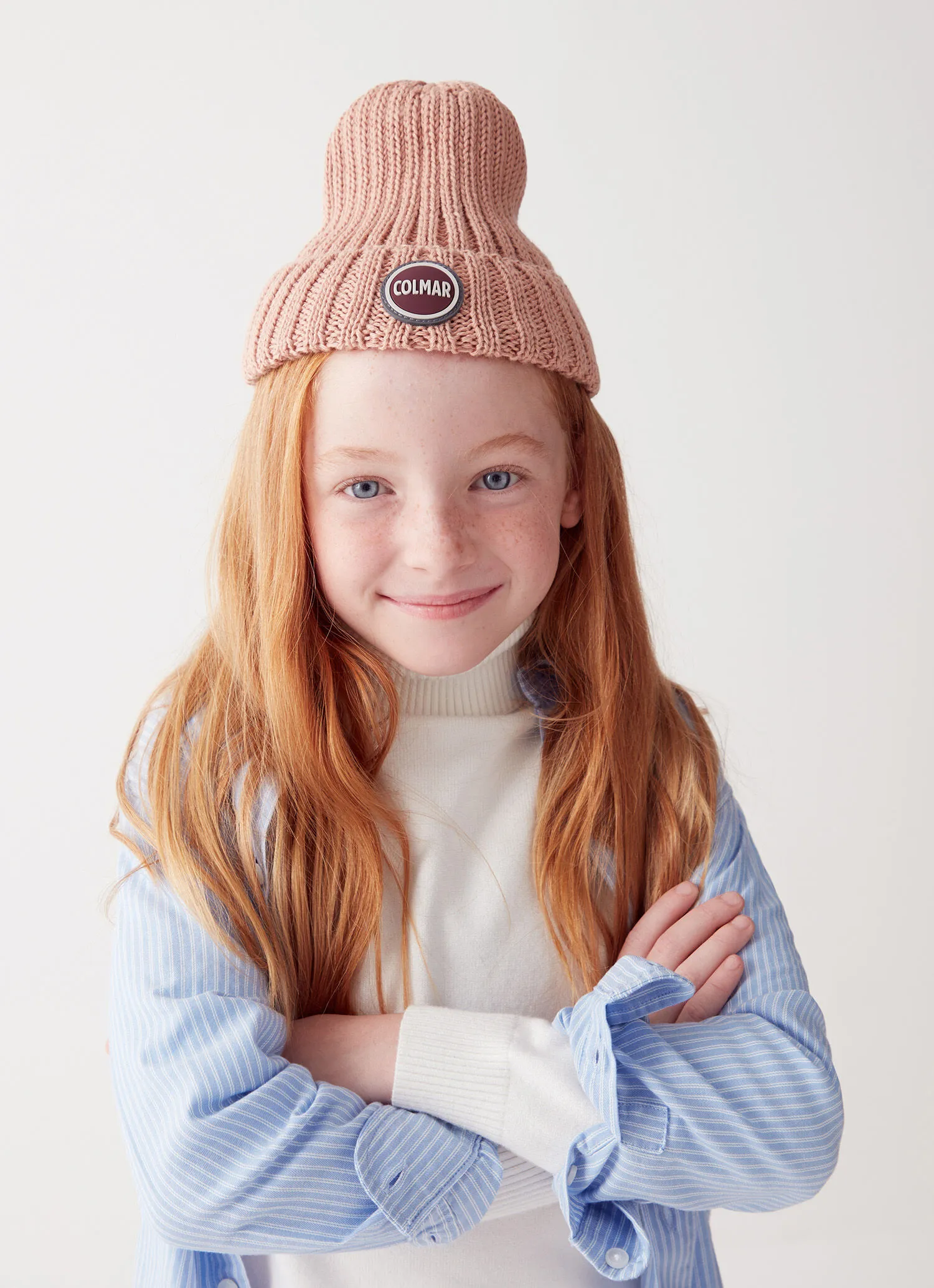 Unisex hat in wool with turn-up
