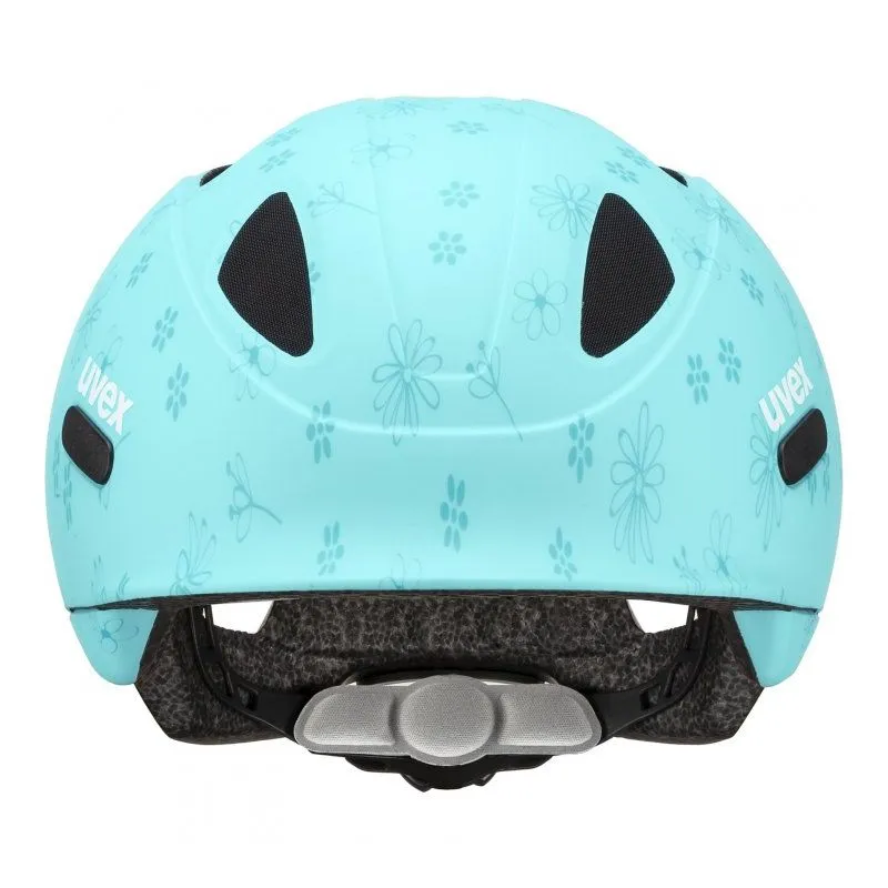 UVEX JUNIOR OYO CC (Flowers Cyan Matt) Casco da bicicletta per bambini