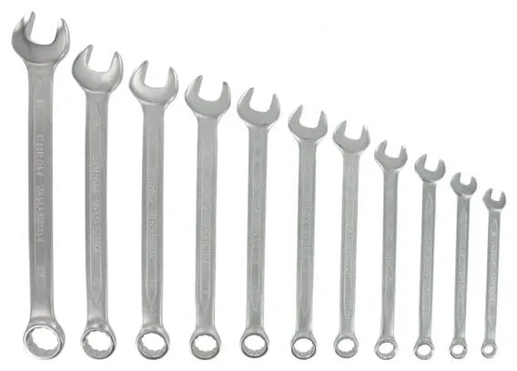 VAR Set di 11 chiavi piatte da 6 a 17 mm