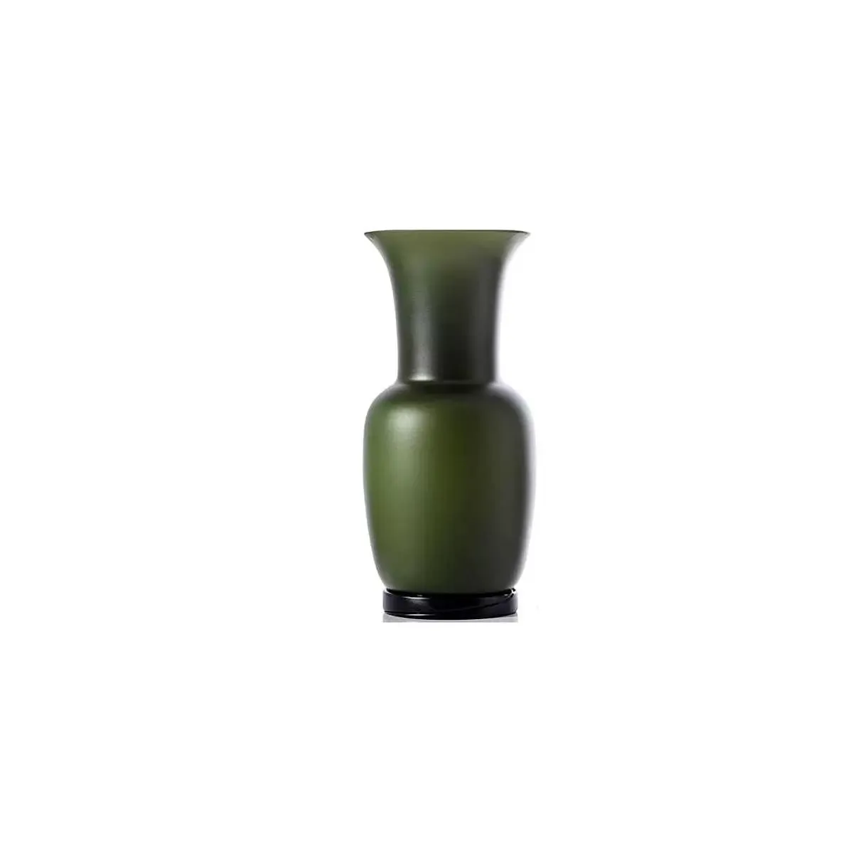 Vaso Venini Opalino Verde Mela Sabbiato Grande 42 cm 706.24