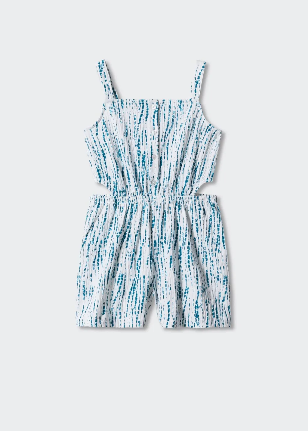 Vestito a tuta corto stampato
