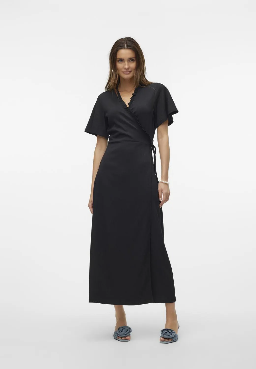 VMHAYA WRAP DRESS - Vestito lungo