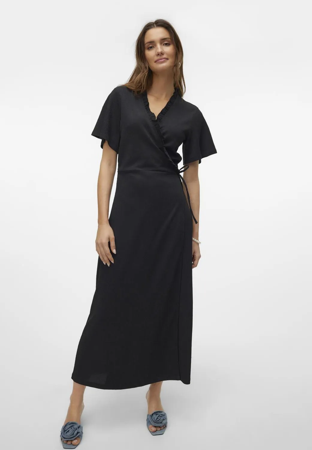 VMHAYA WRAP DRESS - Vestito lungo