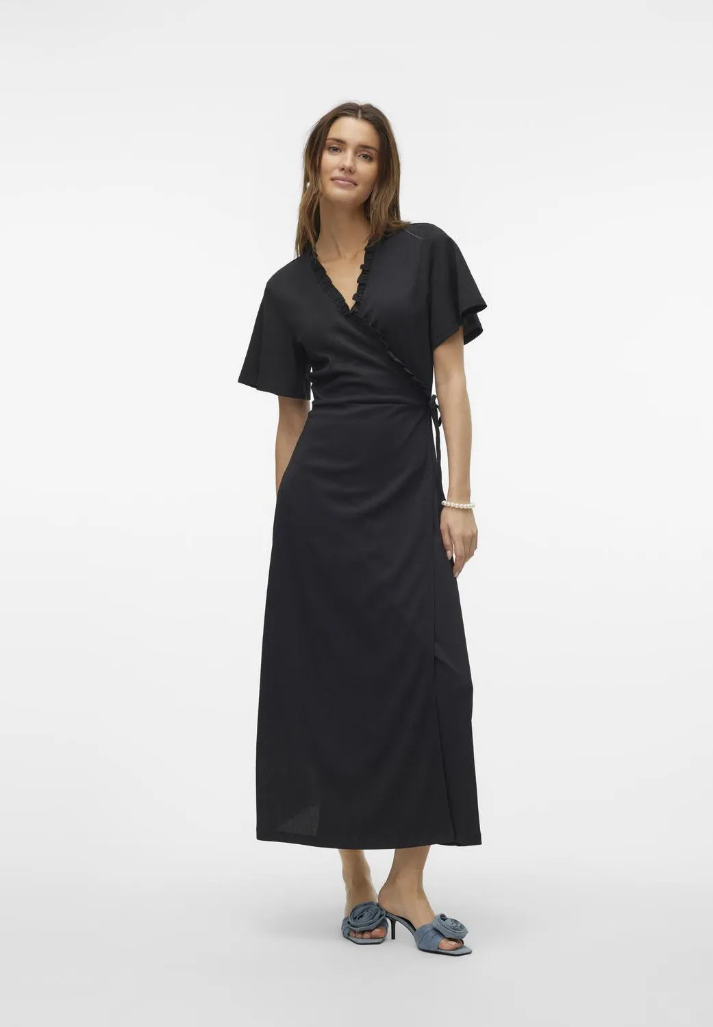 VMHAYA WRAP DRESS - Vestito lungo