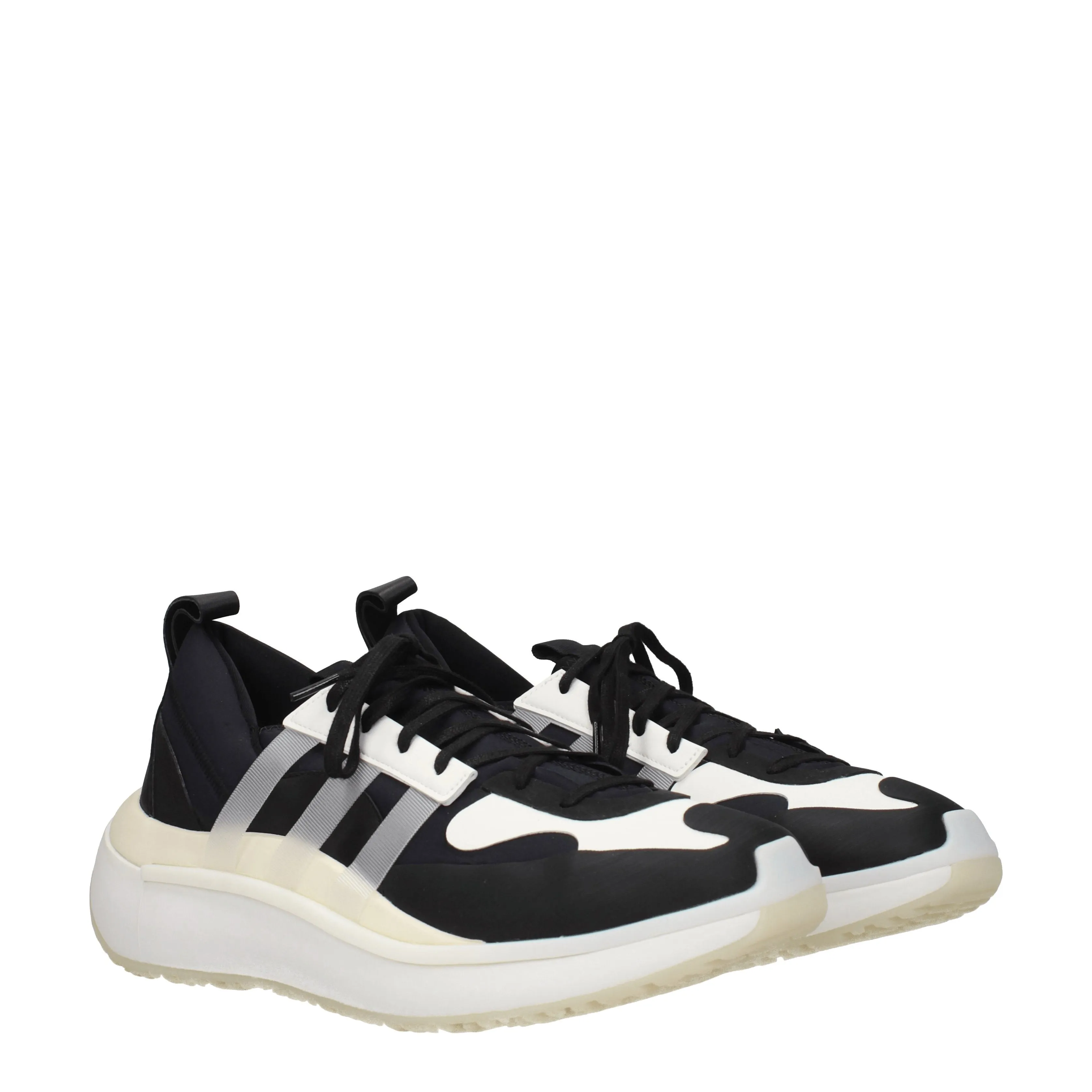 Y3 Yamamoto Sneakers Qisan Uomo Tessuto Nero