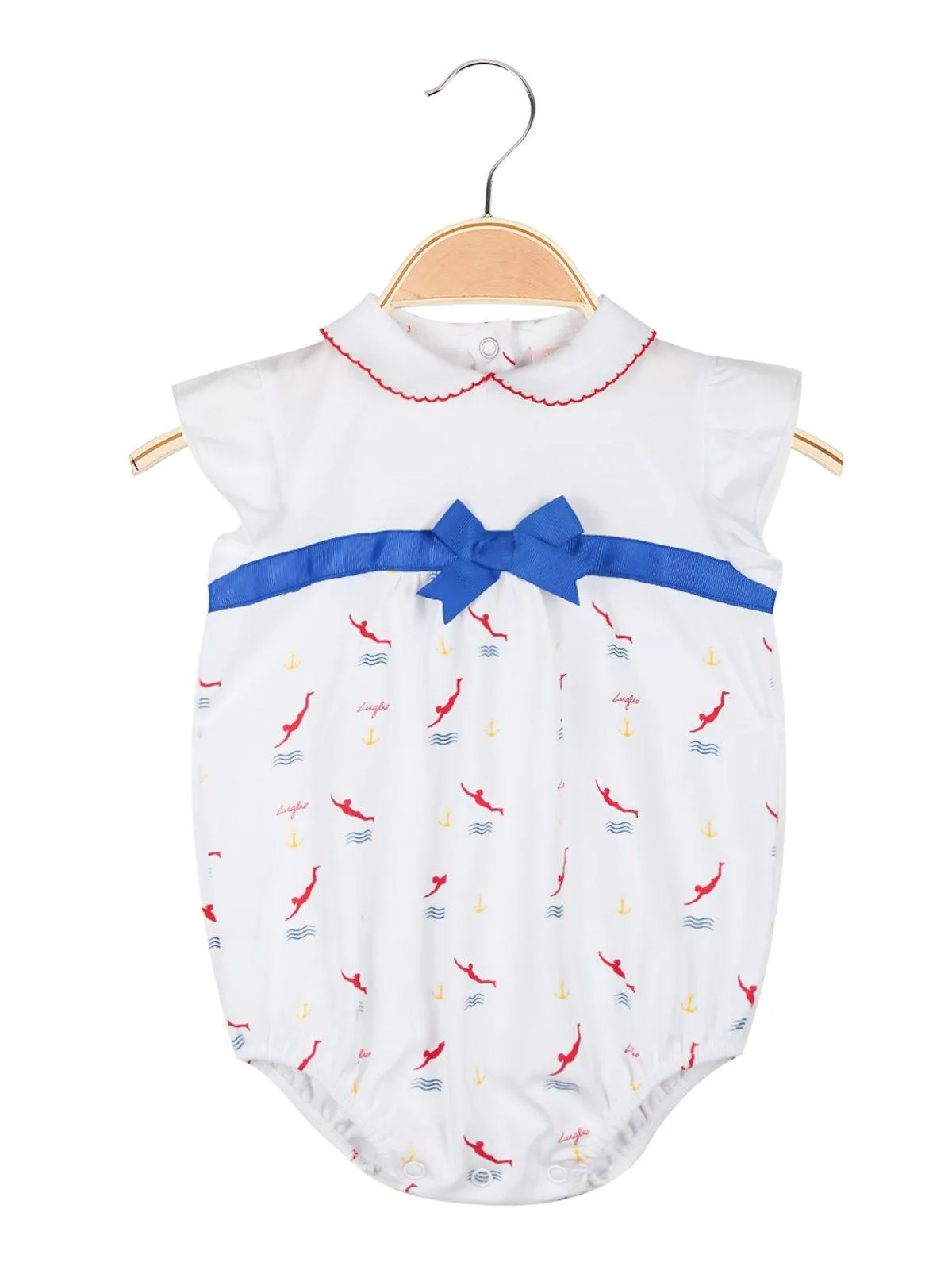 Yes! Do Kid'S Combinaison courte bébé fille + bavoir et bandeau