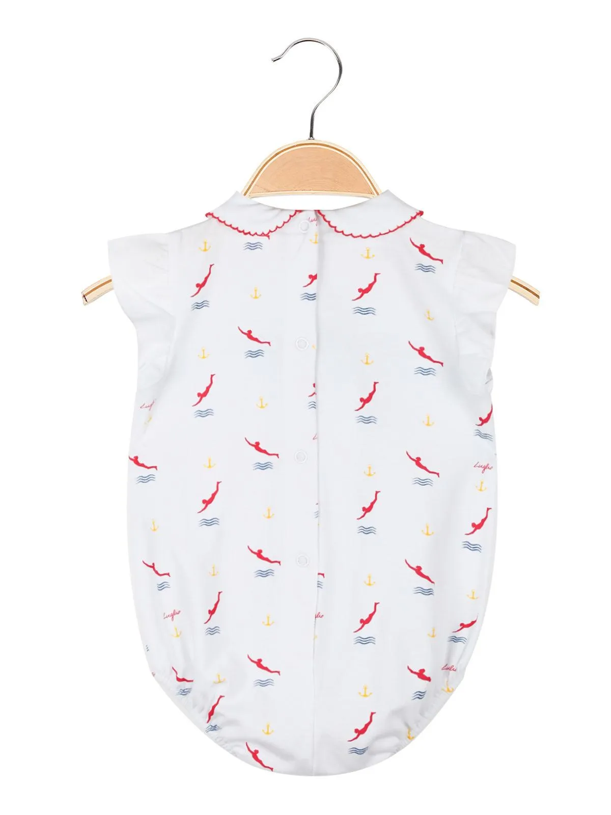 Yes! Do Kid'S Combinaison courte bébé fille + bavoir et bandeau