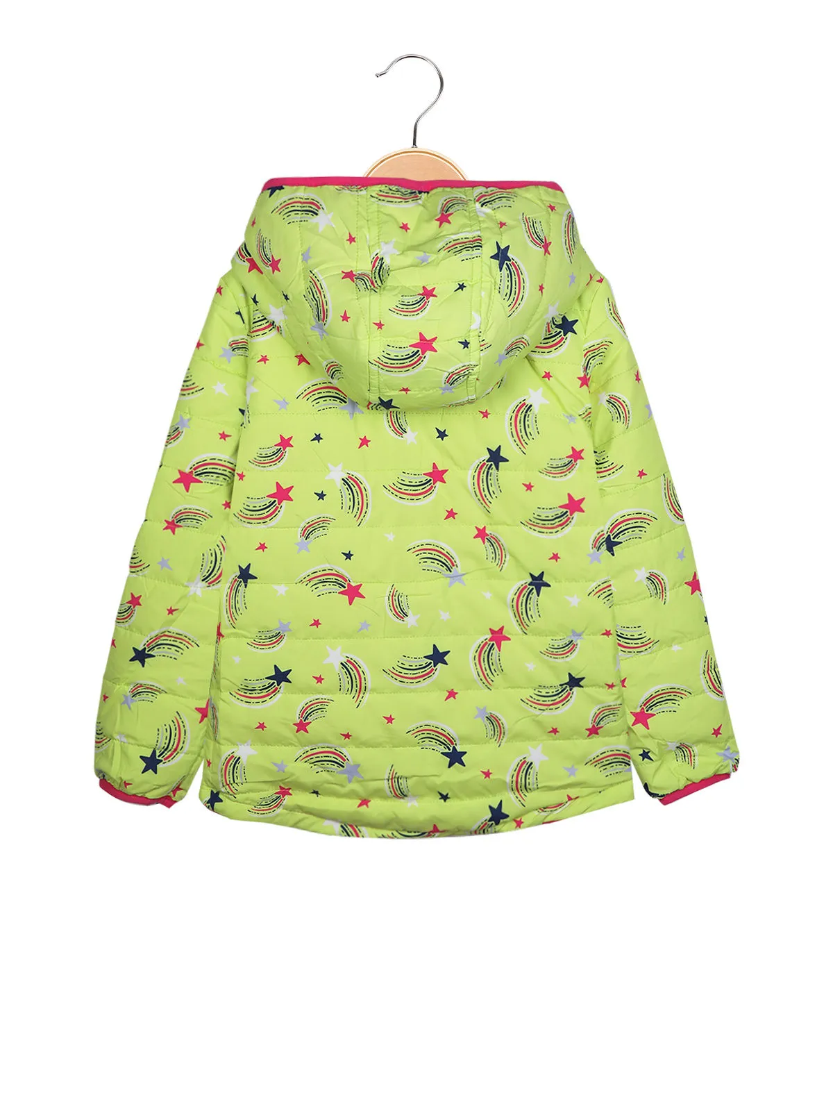 Yes! Do Kid'S Coupe-vent réversible pour fille avec capuche