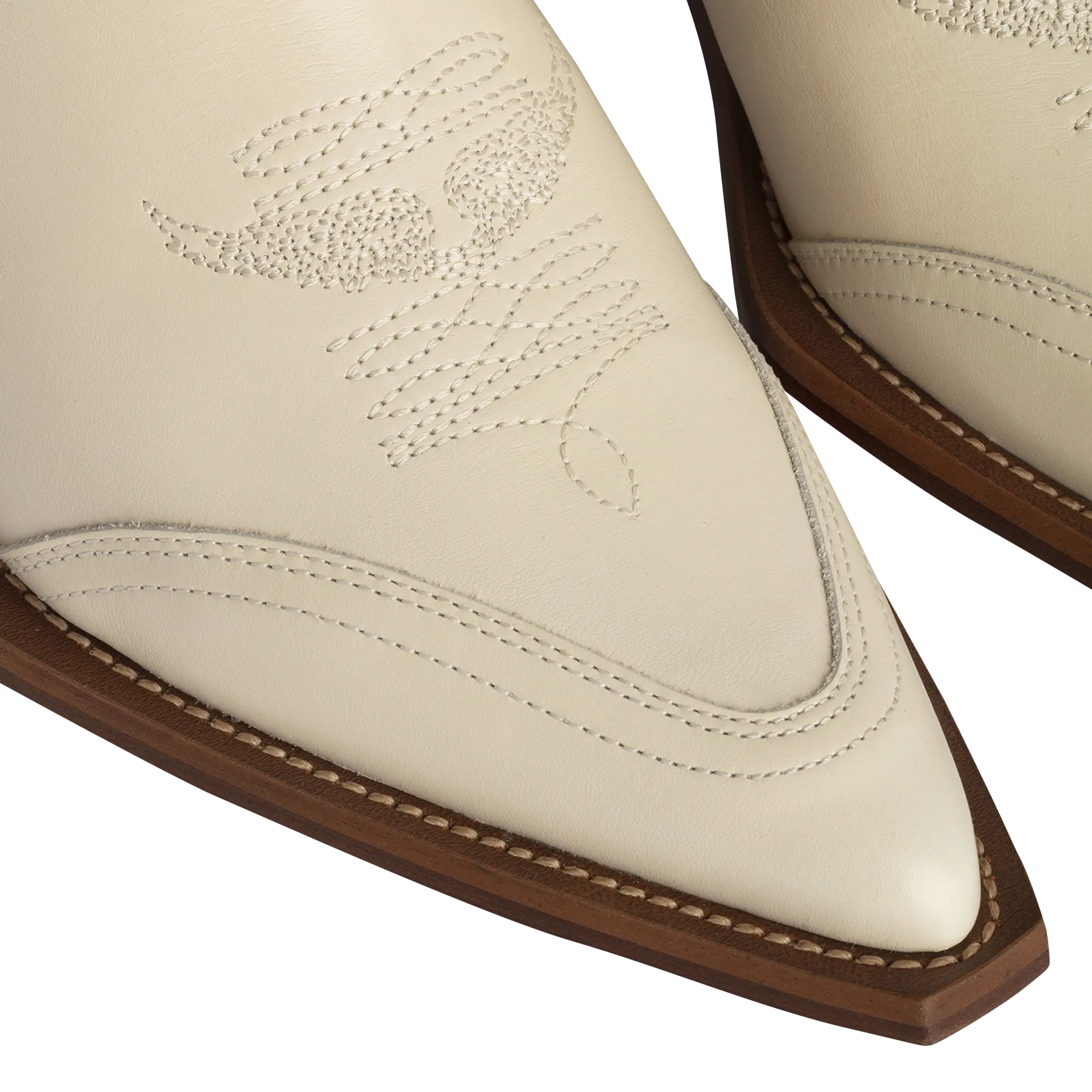  ZADIG&VOLTAIRE   CARA WESTERN - Stivali western ricamati in pelle | Bianco