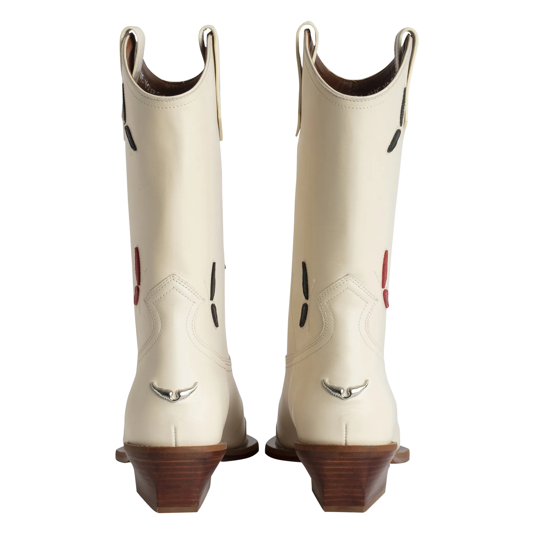  ZADIG&VOLTAIRE   CARA WESTERN - Stivali western ricamati in pelle | Bianco