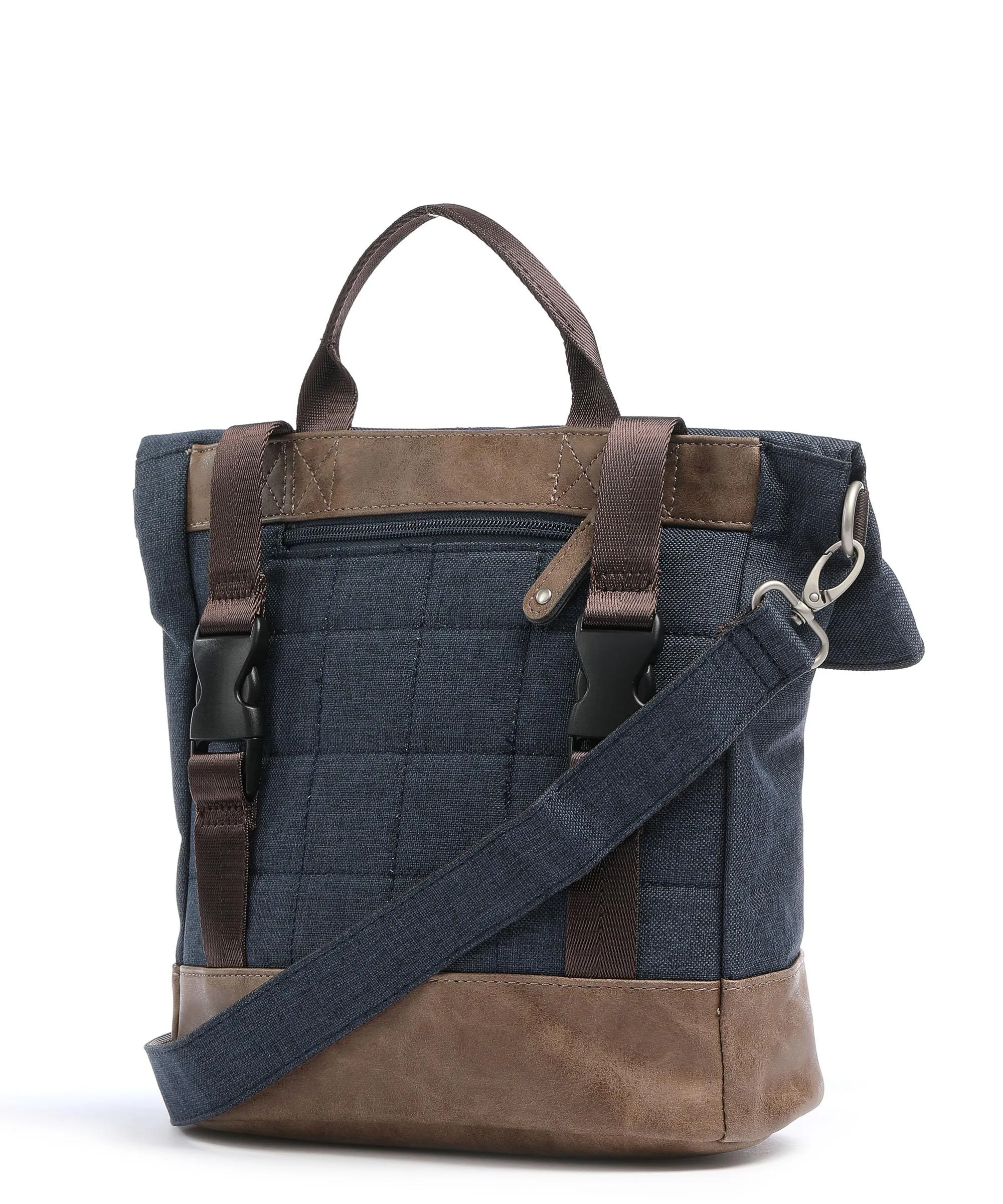  Zwei Olli Cycle OC8 Borsa per portapacchi poliestere, pelle sintetica blu scuro  