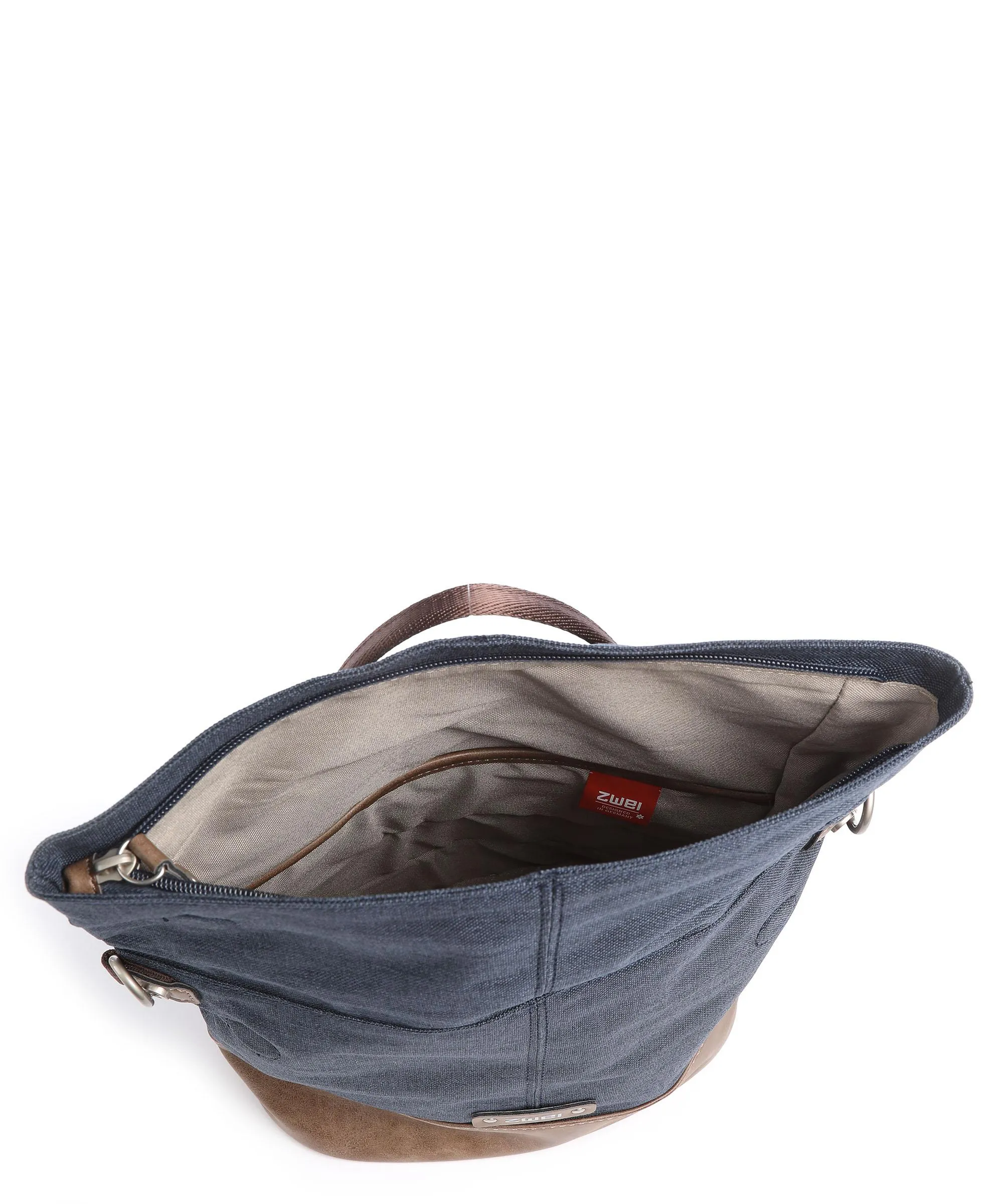  Zwei Olli Cycle OC8 Borsa per portapacchi poliestere, pelle sintetica blu scuro  
